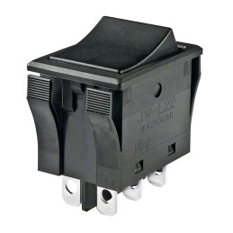 1 pcs : JWL22RAA/UCV - SWITCH ROCKER DPDT 16A 125V