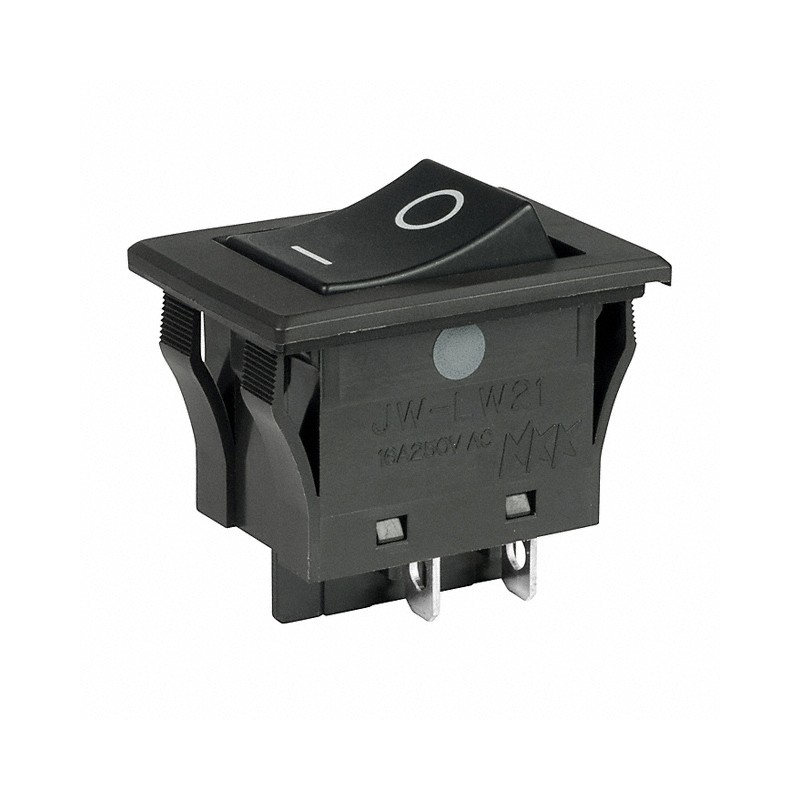 1 pcs : JWLW21RA1A - SWITCH ROCKER DPST 16A 125V