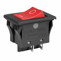 1 pcs : JWLW21RC1A - SWITCH ROCKER DPST 16A 125V