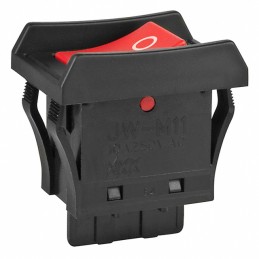 1 pcs : JWM11BC1A-A - SWITCH ROCKER SPST 10A 125V