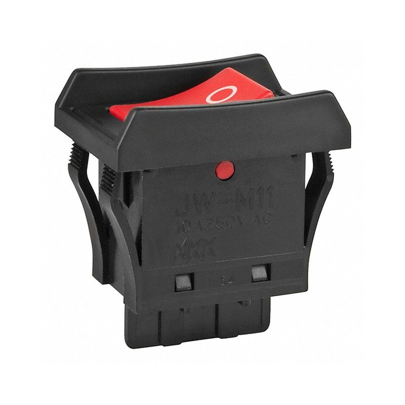 1 pcs : JWM11BC1A-A - SWITCH ROCKER SPST 10A 125V