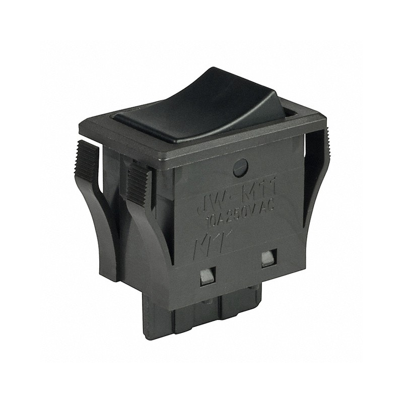 1 pcs : JWM11RAA/UCV - SWITCH ROCKER SPST 10A 125V