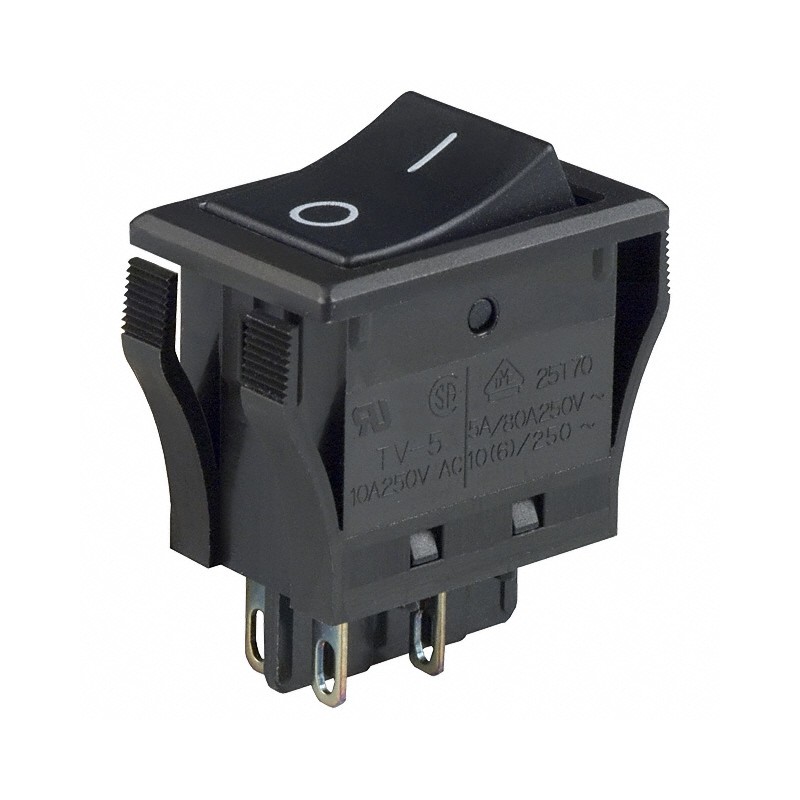 1 pcs : JWM21BA2A/UC-A - SWITCH ROCKER DPST 10A 125V