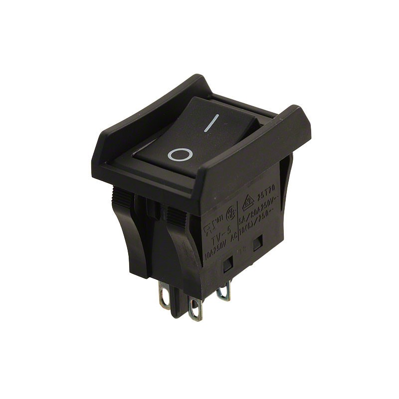 1 pcs : JWM21BA2A-A - SWITCH ROCKER DPST 10A 125V