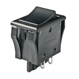 1 pcs : JWM21RAA/UC - SWITCH ROCKER DPST 10A 125V