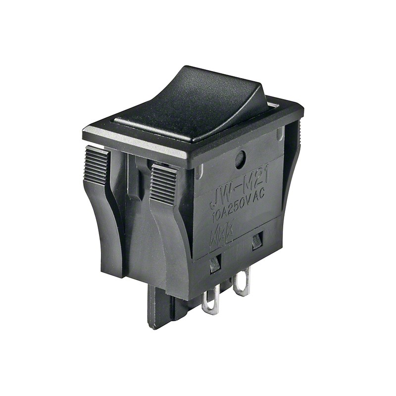 1 pcs : JWM21RAA/UC - SWITCH ROCKER DPST 10A 125V