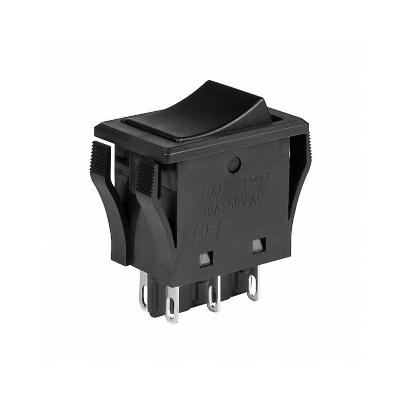 1 pcs : JWM22RAA - SWITCH ROCKER DPDT 10A 125V