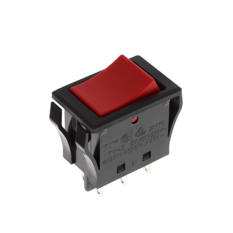 1 pcs : JWM22RCA - SWITCH ROCKER DPDT 10A 125V