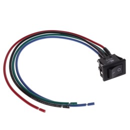 1 pcs : JWMW21RA2A/CUL-WL - SWITCH ROCKER DPST 10A 125V