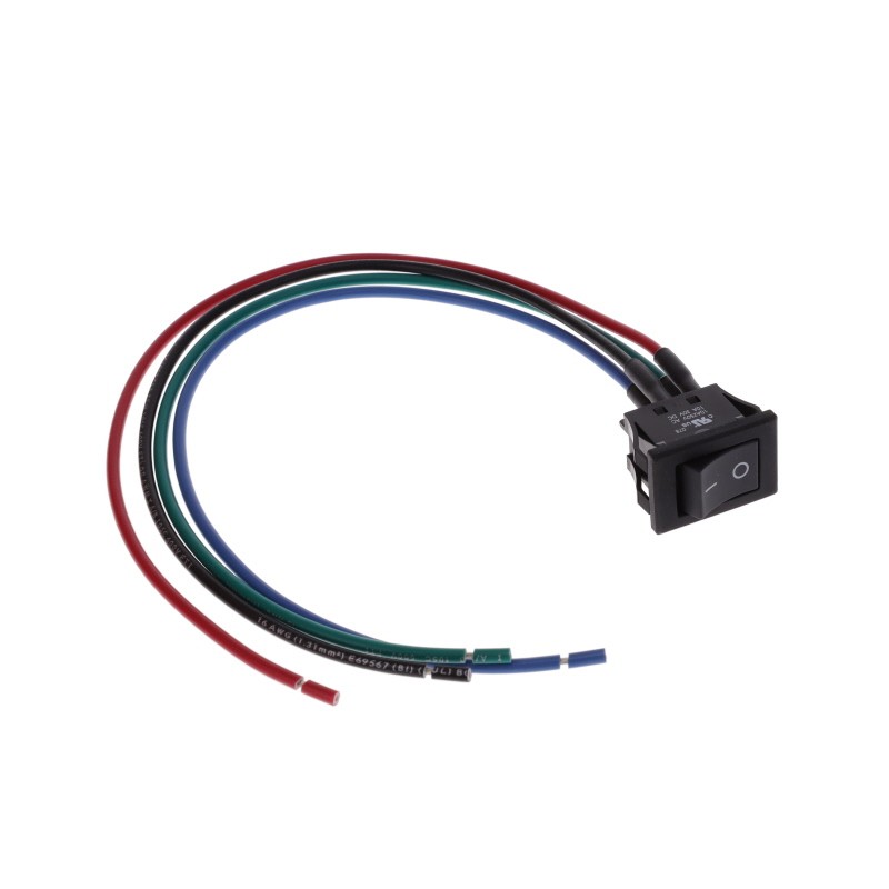 1 pcs : JWMW21RA2A/CUL-WL - SWITCH ROCKER DPST 10A 125V