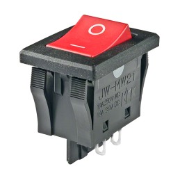 1 pcs : JWMW21RC1A - SWITCH ROCKER DPST 10A 125V