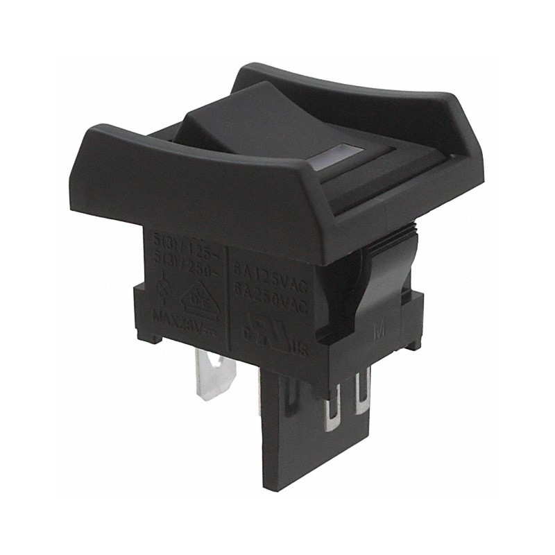 1 pcs : JWS11BAAF-A - SWITCH ROCKER SPST 6A 125V