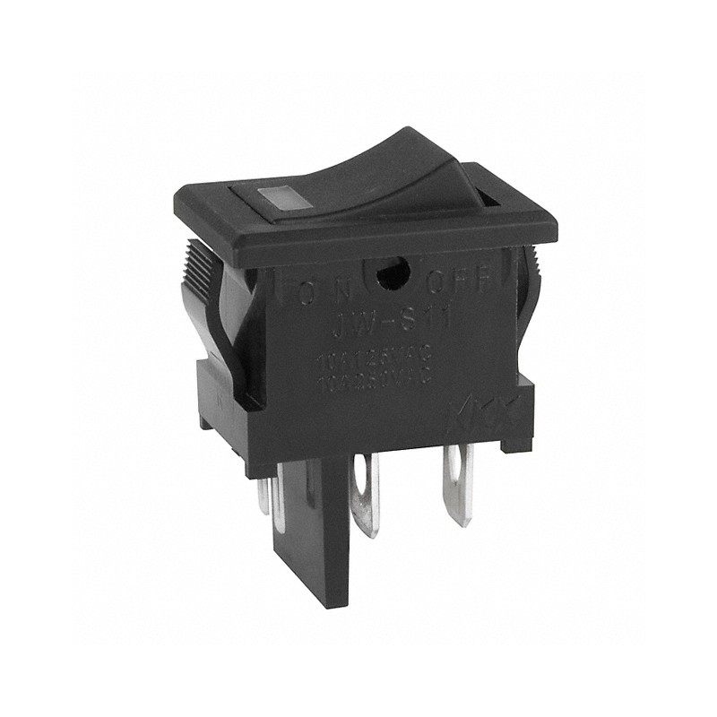 1 pcs : JWS11RAAC - SWITCH ROCKER SPST 6A 125V