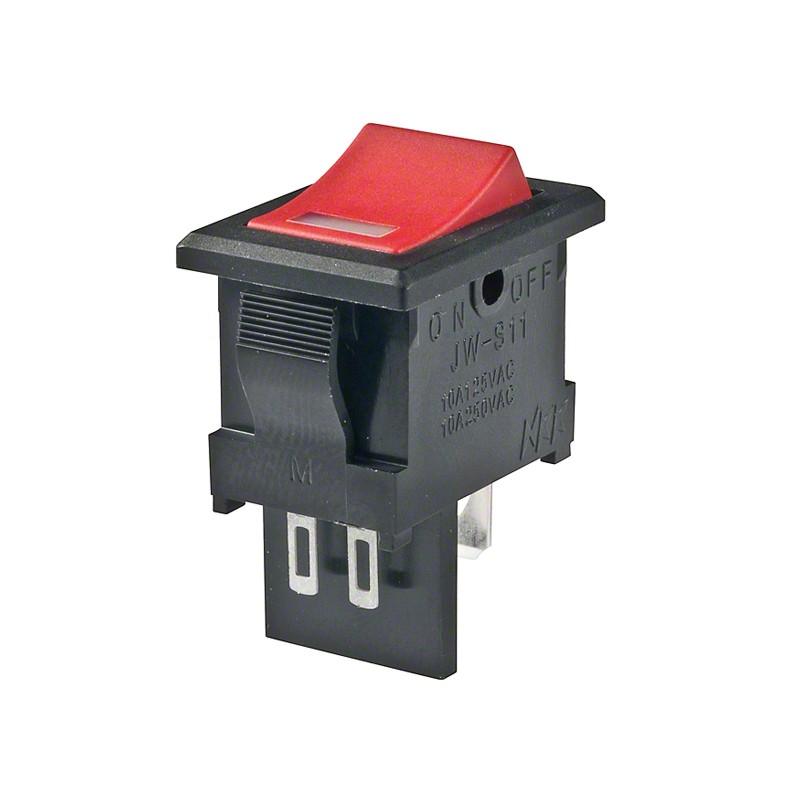 1 pcs : JWS11RCAF - SWITCH ROCKER SPST 6A 125V