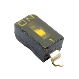 1 pcs : KAE01TGGR - SWITCH SLIDE DIP SPST 0.025A 24V
