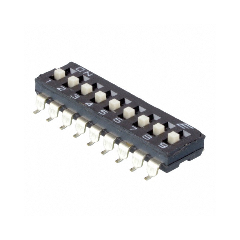 1 pcs : KAE09LGGT - SWITCH SLIDE DIP SPST 0.025A 24V