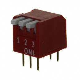 1 pcs : KAP1103E - SWITCH PIANO DIP SPST 0.025A 24V
