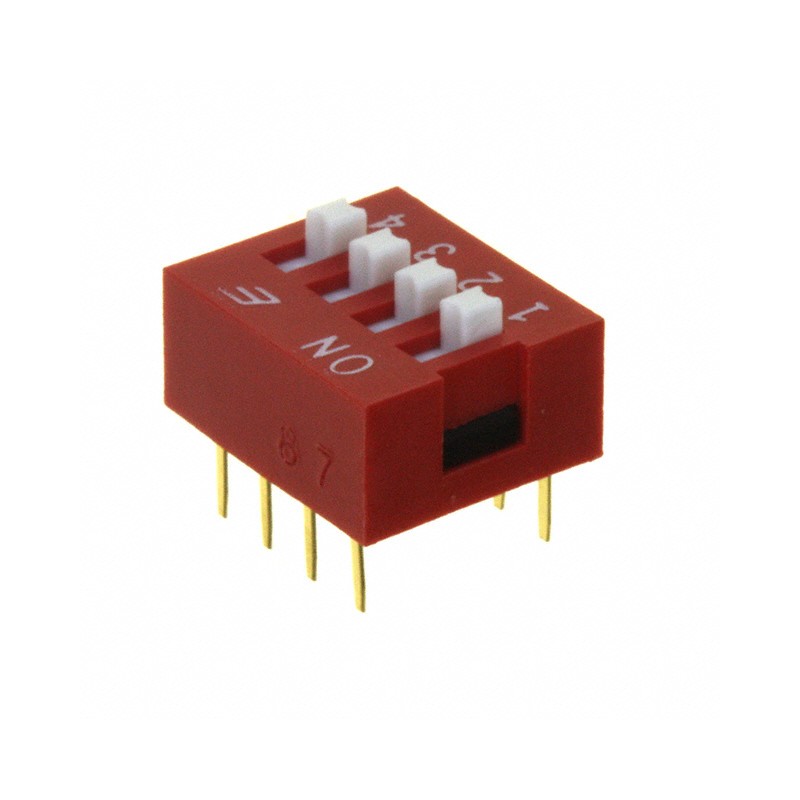 1 pcs : KAS1104E - SWITCH SLIDE DIP SPST 0.025A 24V