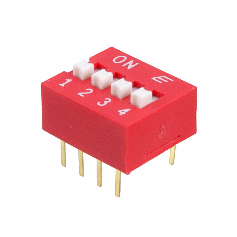 1 pcs : KAS1104ET - SWITCH SLIDE DIP SPST 0.025A 24V