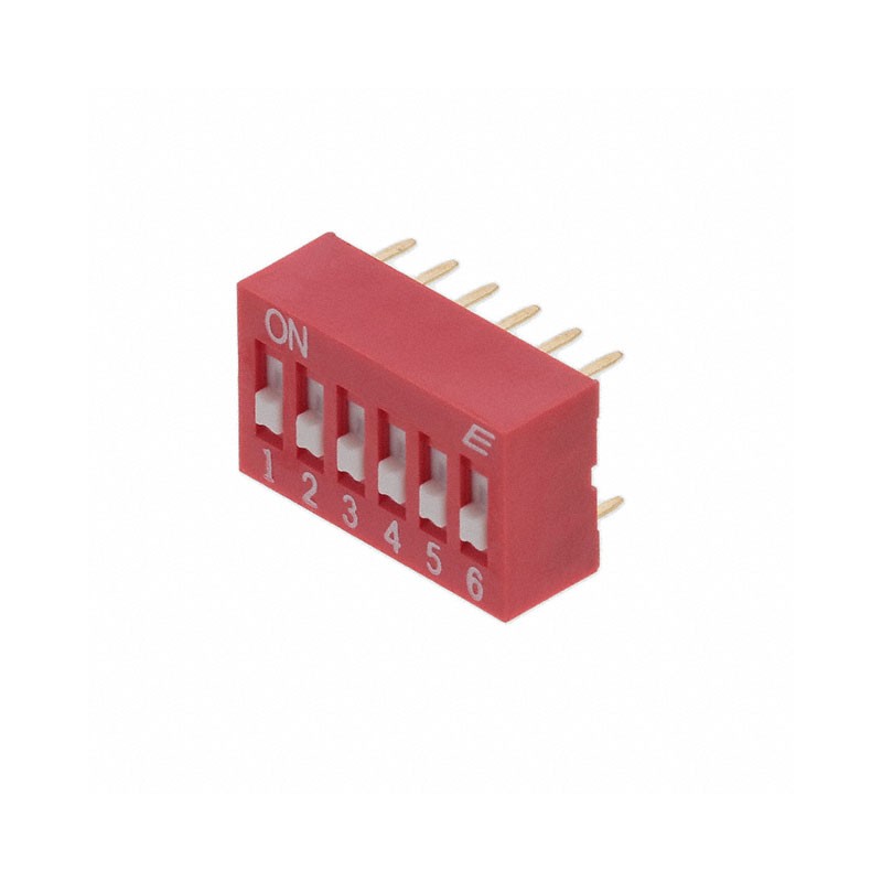 1 pcs : KAS1106RT - SWITCH SLIDE DIP SPST 0.025A 24V