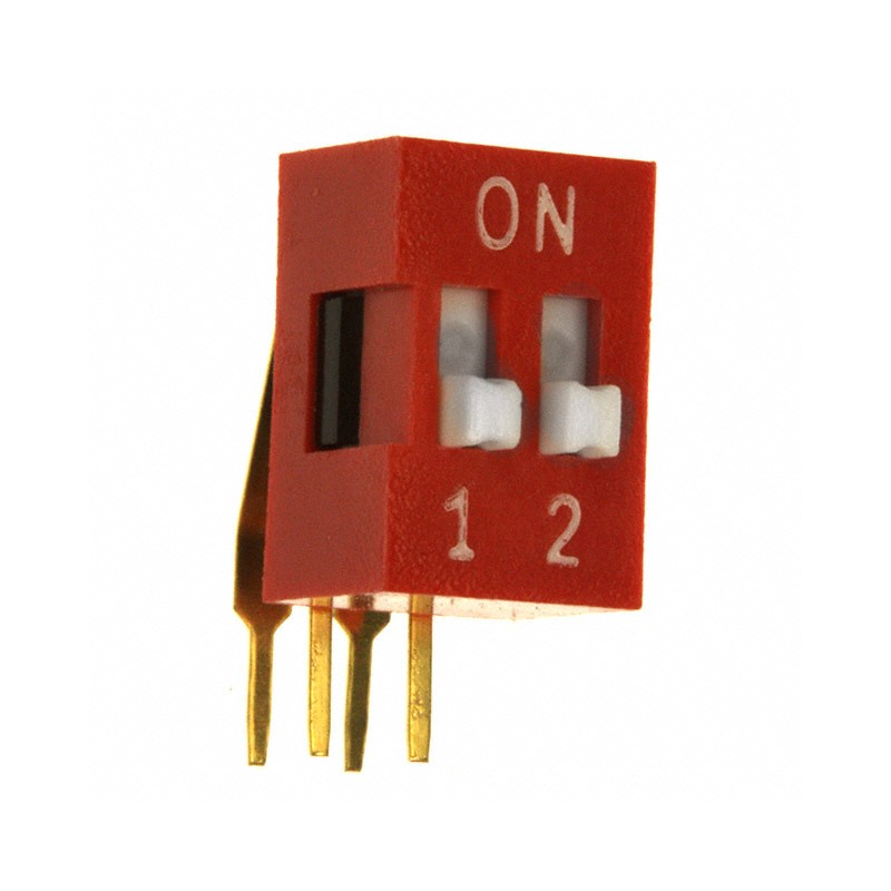 1 pcs : KAS2102E - SWITCH SLIDE DIP SPST 0.025A 24V