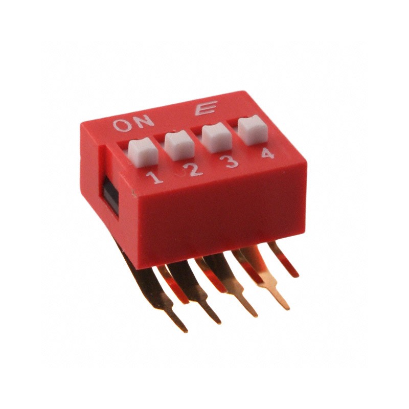 1 pcs : KAS2104ET - SWITCH SLIDE DIP SPST 0.025A 24V