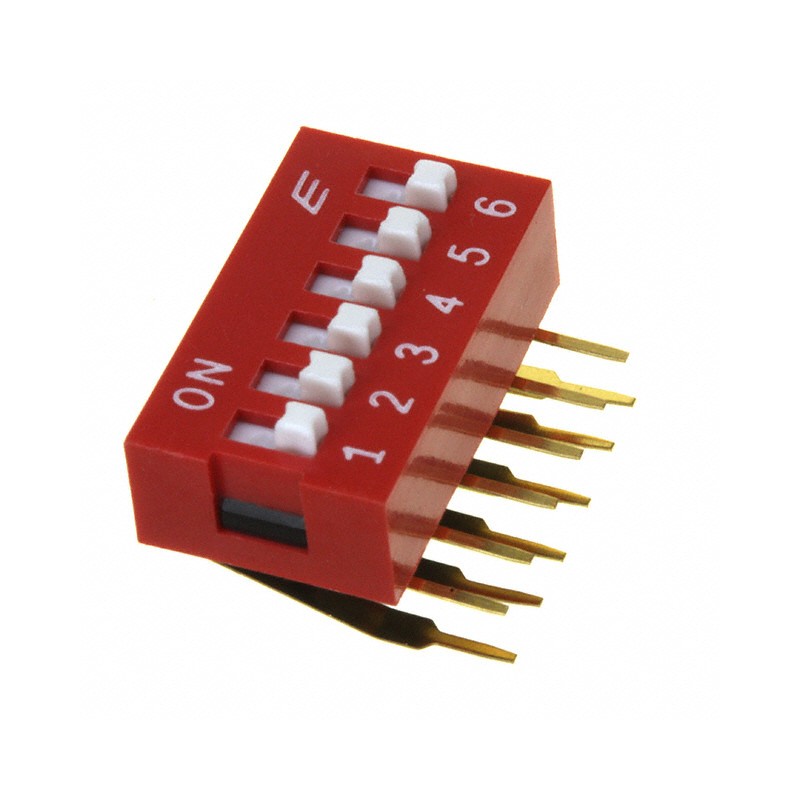 1 pcs : KAS2106E - SWITCH SLIDE DIP SPST 0.025A 24V