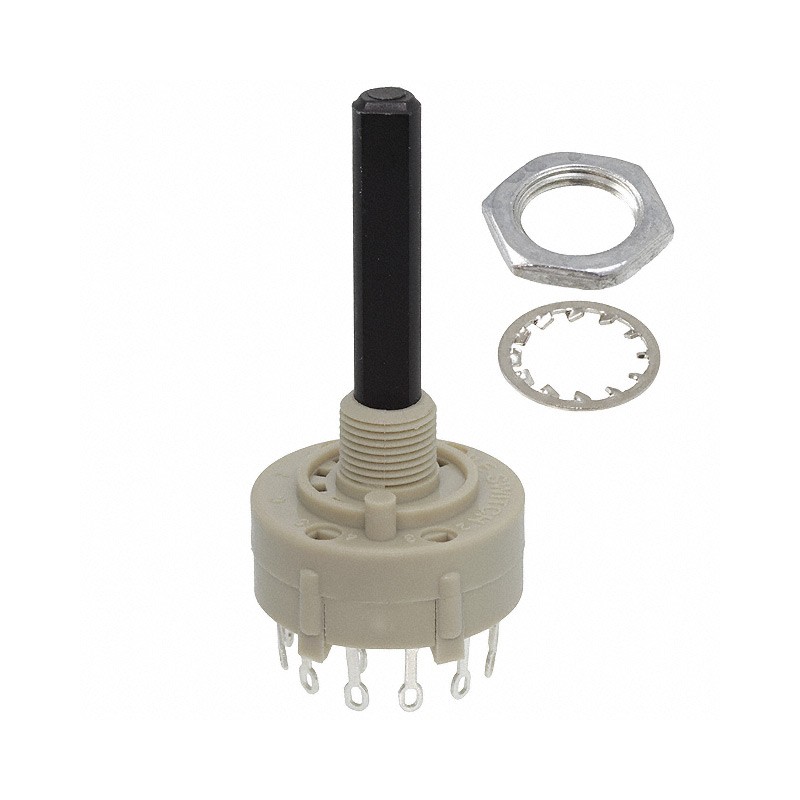 1 pcs : KC10A30.001NLS - SWITCH ROTARY 12POS 350MA 125V