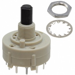 1 pcs : KC10A9.501NPS - SWITCH ROTARY 12POS 350MA 125V