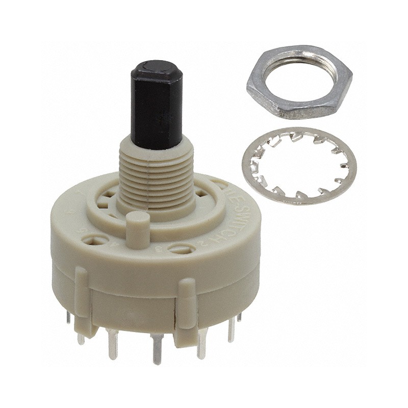 1 pcs : KC10A9.501NPS - SWITCH ROTARY 12POS 350MA 125V