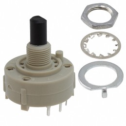 1 pcs : KC14A10.001NPS - SWITCH ROTARY 4POS 350MA 125V