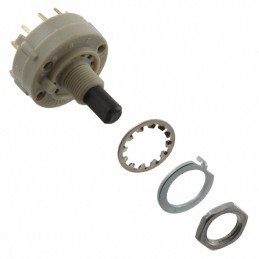 1 pcs : KC15A9.501NPF - SWITCH ROTARY 5POS 350MA 125V