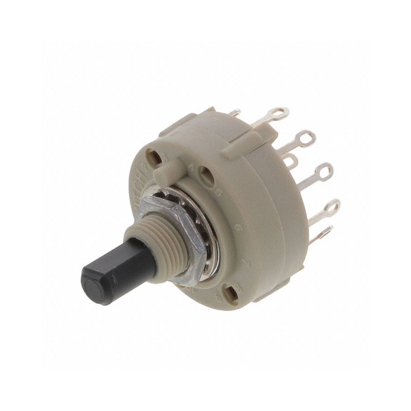 1 pcs : KC25A9.501NLS - SWITCH ROTARY 5POS 350MA 125V