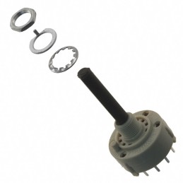 1 pcs : KC26A30.001NPS - SWITCH ROTARY 6POS 350MA 125V