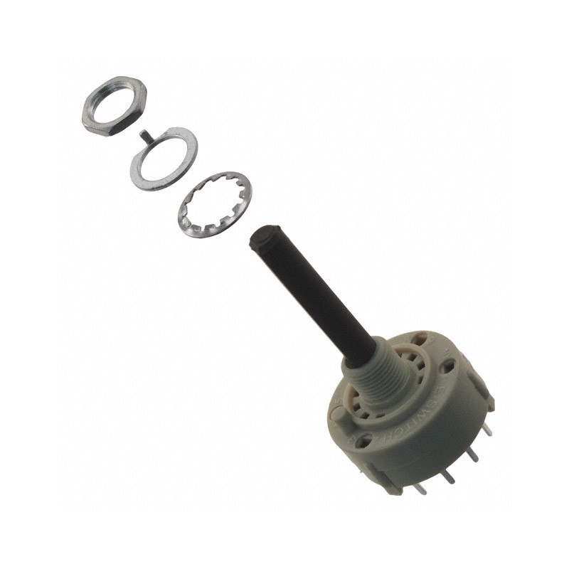 1 pcs : KC26A30.001NPS - SWITCH ROTARY 6POS 350MA 125V