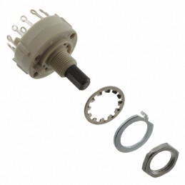 1 pcs : KC26A9.501NLS - SWITCH ROTARY 6POS 350MA 125V