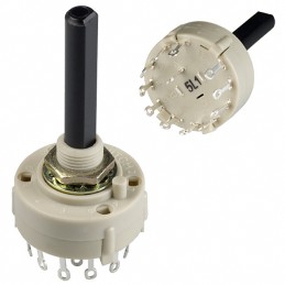 1 pcs : KC34A30.001NLS - SWITCH ROTARY 4POS 350MA 125V