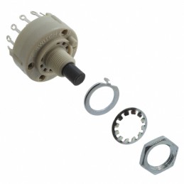 1 pcs : KC34B7.001NLS - SWITCH ROTARY 4POS 350MA 125V