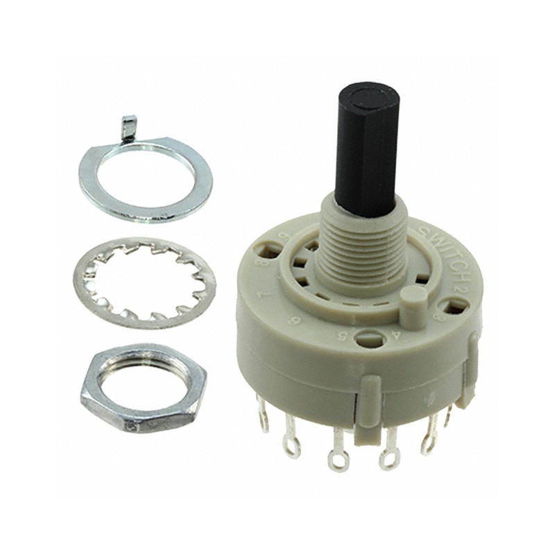 1 pcs : KC43A13.001NLS - SWITCH ROTARY 3POS 350MA 125V