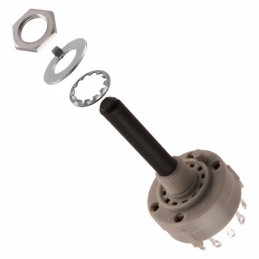 1 pcs : KC43A30.001NLS - SWITCH ROTARY 3POS 350MA 125V