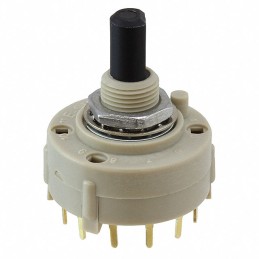 1 pcs : KC52A10.001NPF - SWITCH ROTARY 12POS 350MA 125V