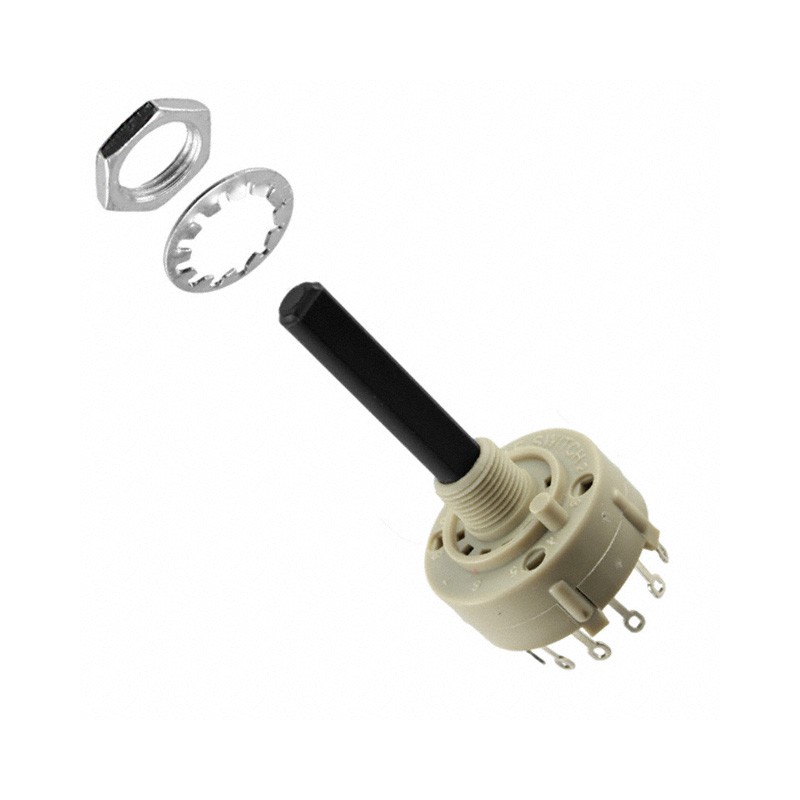 1 pcs : KC52A30.001NLS - SWITCH ROTARY 12POS 350MA 125V