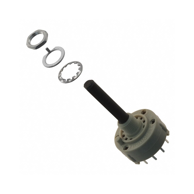 1 pcs : KC52A30.001NPS - SWITCH ROTARY 12POS 350MA 125V