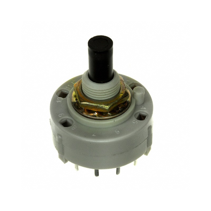 1 pcs : KC52B10.001NPS - SWITCH ROTARY 12POS 350MA 125V