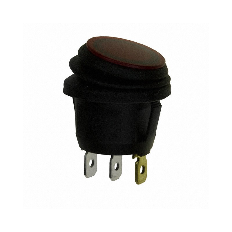 1 pcs : KCA2ALA2RBB - SWITCH ROCKER SPST 16A 125V