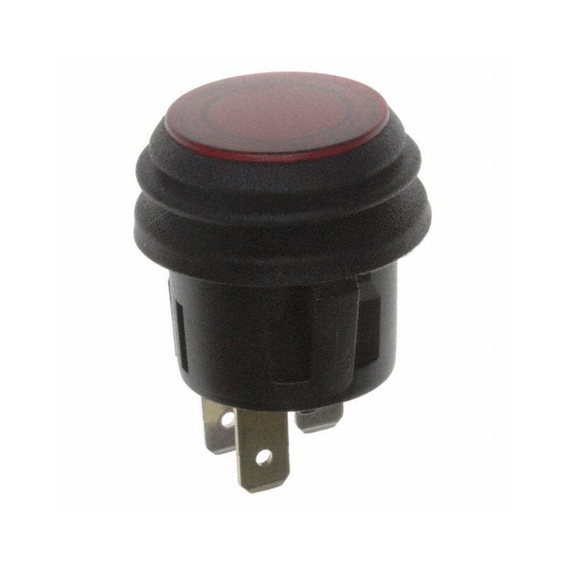 1 pcs : KFB2ALA2RBB - SWITCH PUSH SPST 10A 125V