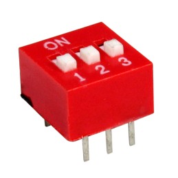 1 pcs : KG03E - SWITCH SLIDE DIP SPST 0.025A 24V