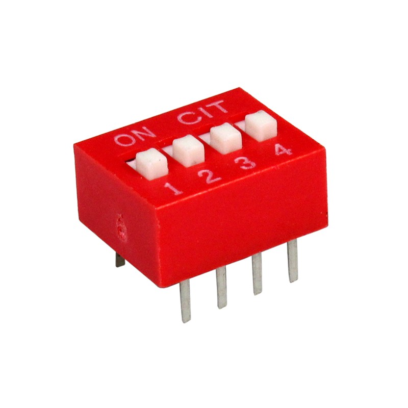 1 pcs : KG04E - SWITCH SLIDE DIP SPST 0.025A 24V