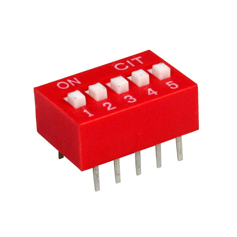 1 pcs : KG05E - SWITCH SLIDE DIP SPST 0.025A 24V