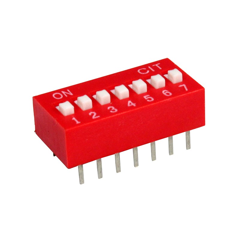 1 pcs : KG07E - SWITCH SLIDE DIP SPST 0.025A 24V